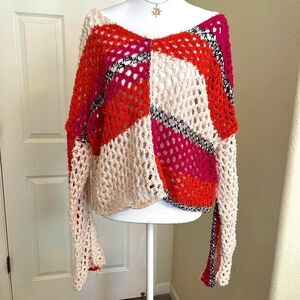 Willow & Root crochet sweater - size medium